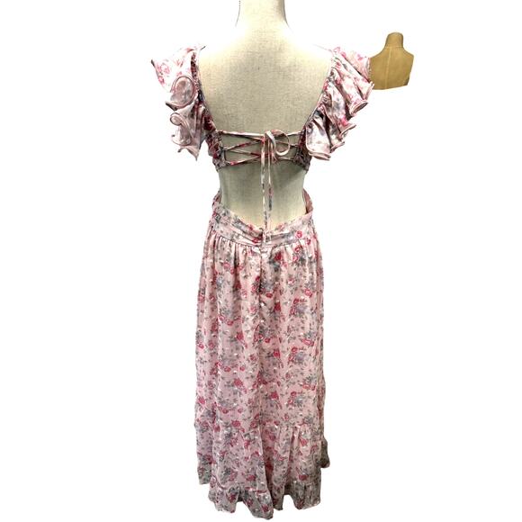 "STORIA" Stunning , Open Back, Sleeveless,Fairy,Princess,Sexy,Ruffled Straps‎ - Picture 5 of 12